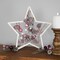 Northlight Ornaments and Pinecones Star-Shaped Birch Wood Christmas Decoration - 14.5"